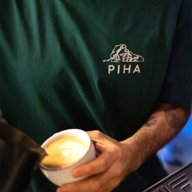 T-shirt Piha glazed green